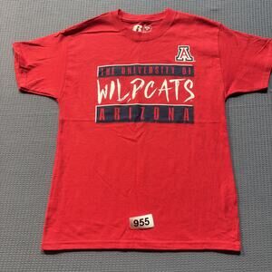Arizona Wildcats Short Sleeve T-Shirt Men Sz M Red Pre-Owned Excellent
